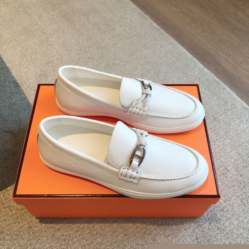 H**mes leather shoes